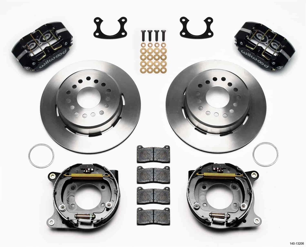 Wilwood 140-13206: DynaPro Dust-Boot Rear Parking Brake Kit