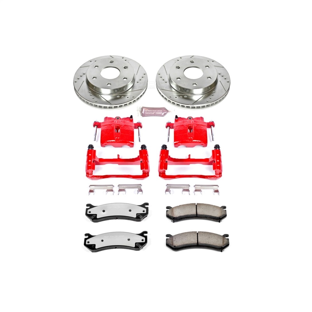 Power Stop KC2009-36: Truck and Tow Z36 Front Brake Pad, Rotor and Caliper Kit