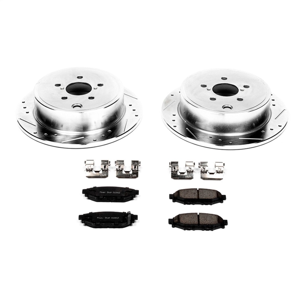 Power Stop K4631: Z23 Rear Brake Pads & Rotor Kit