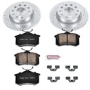 Power Stop K5671: High Performance Brake Upgrade Kit Cross-Drilled and Slotted Rotors Z23 Evolution Sport High Carbon
