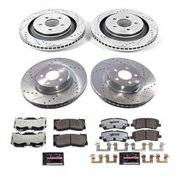 Power Stop K9030-26: K9030-26 Z26 Street Performance Ceramic Brake Pad & Drilled & Slotted Rotor Kit