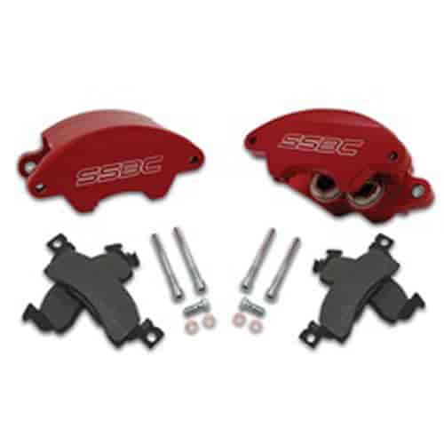 SSBC-USA A185-1: SuperTwin 2-Piston Disc Brake Kit Alum Calipers Standard 1-1/4in Wide