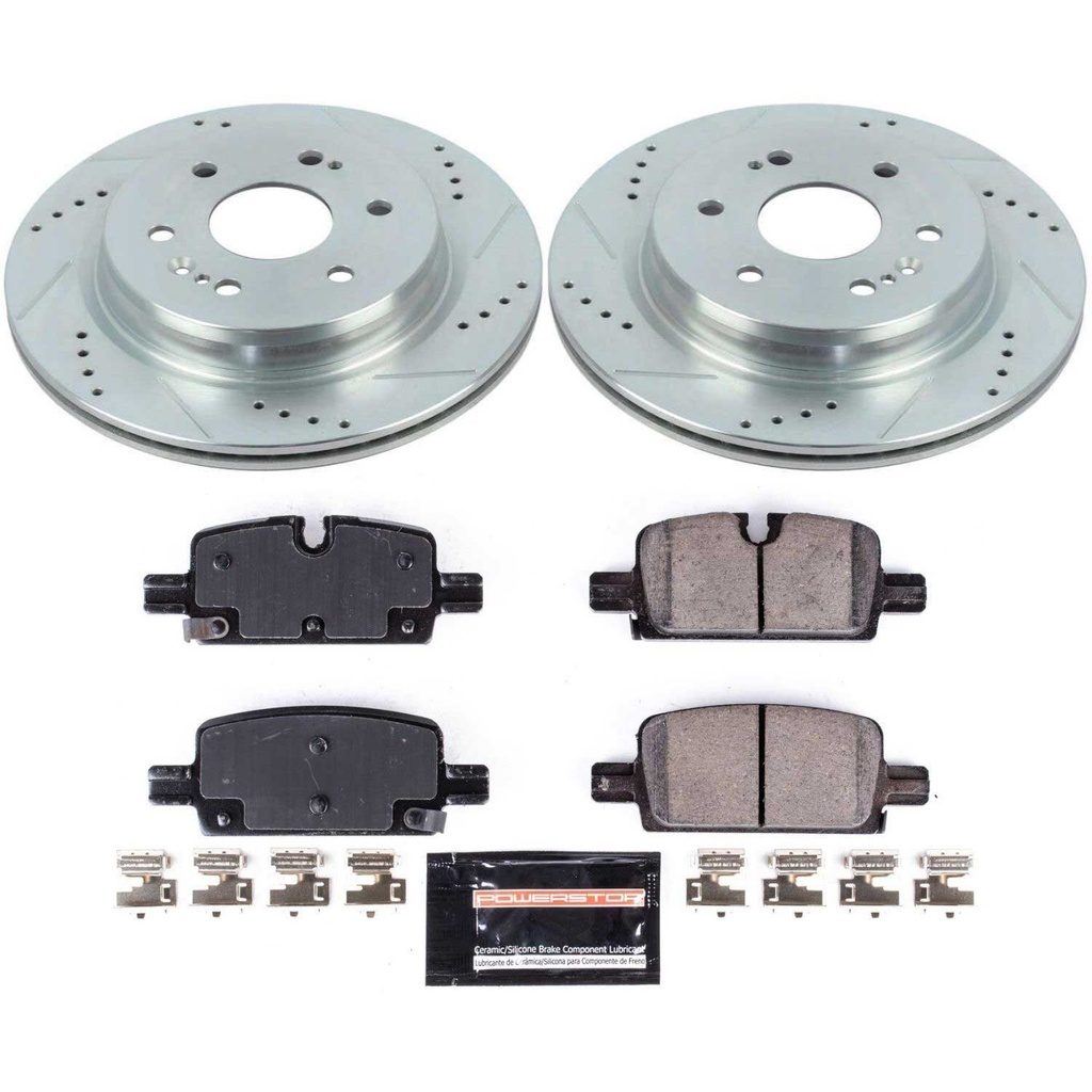 Power Stop K8173: Z23 Rear Brake Pads and Rotors Kit Fits Select Chevrolet, GMC, Cadillac Models