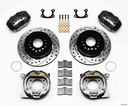 Wilwood 140-7143-D: Forged Dynalite Rear Parking Brake Kit Small Ford