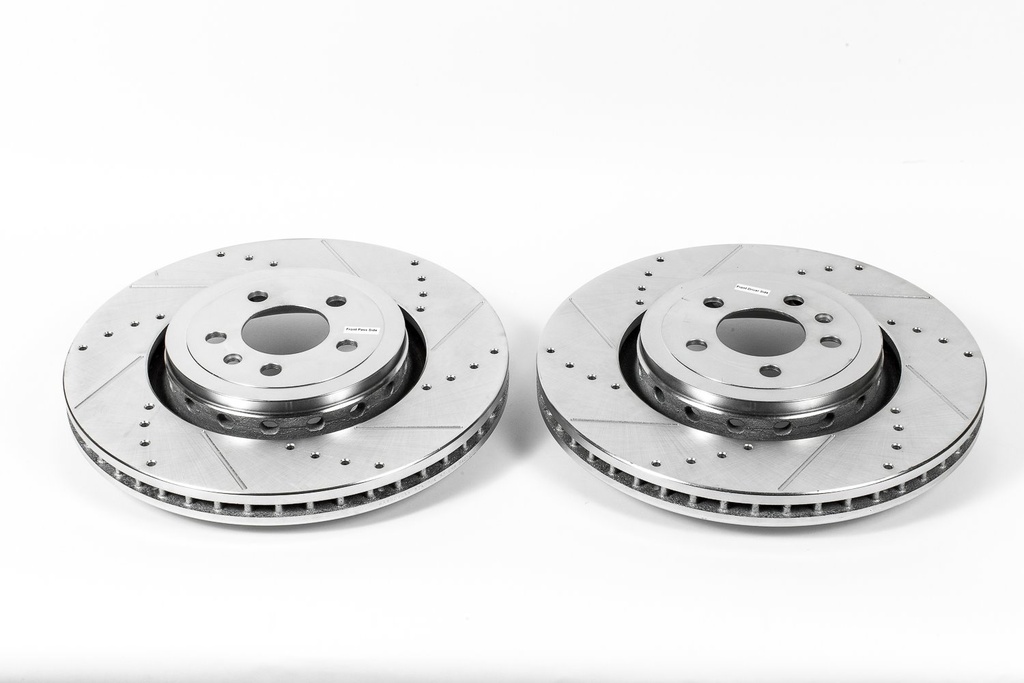 Power Stop AR83092XPR: Cross Drilled And Slotted Brake Rotor Front