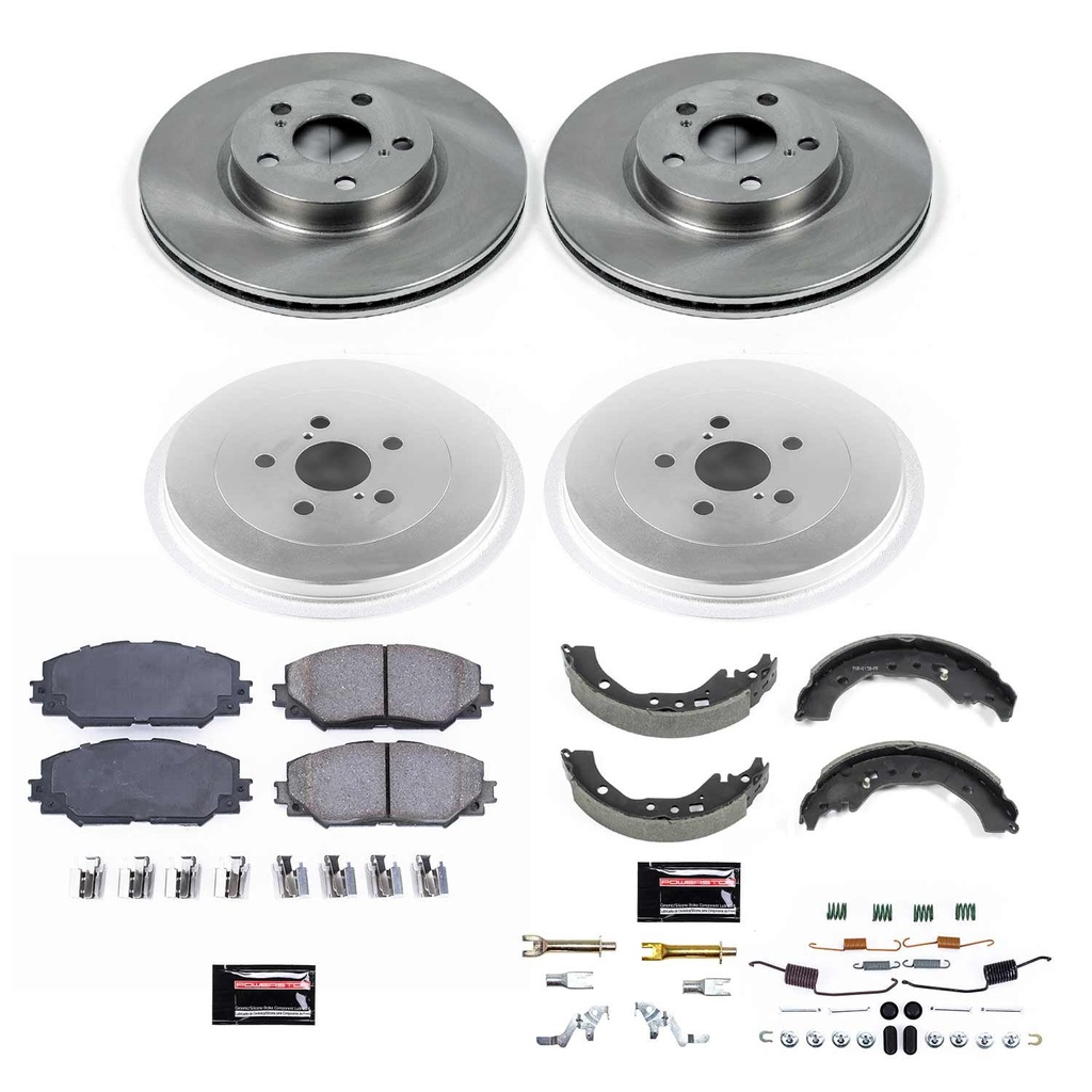 Power Stop KOE15260DK: Autospecialty OE Stock Replacement 1-Click Daily Driver Brake Kit