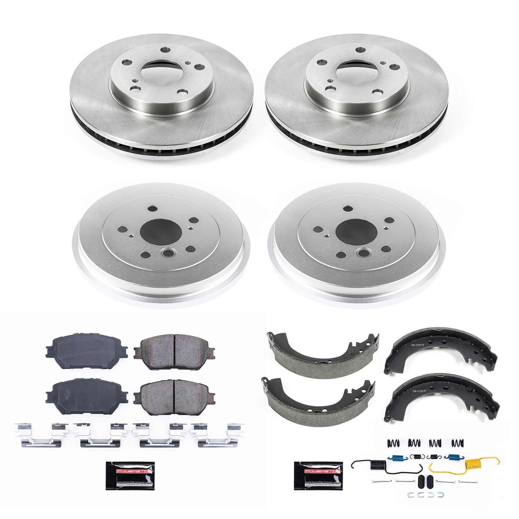Power Stop KOE15061DK: Autospecialty OE Stock Replacement 1-Click Daily Driver Brake Kit