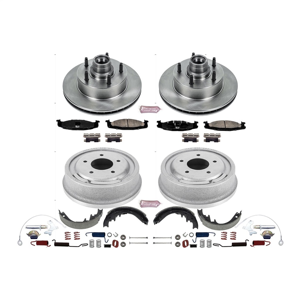 Power Stop KOE15091DK: Autospecialty OE Stock Replacement 1-Click Daily Driver Brake Kit