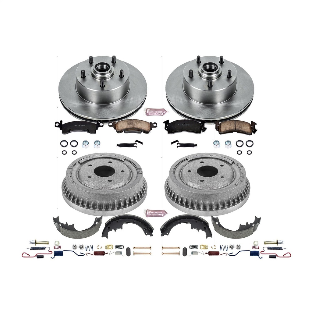 Power Stop KOE15024DK: Autospecialty OE Stock Replacement 1-Click Daily Driver Brake Kit