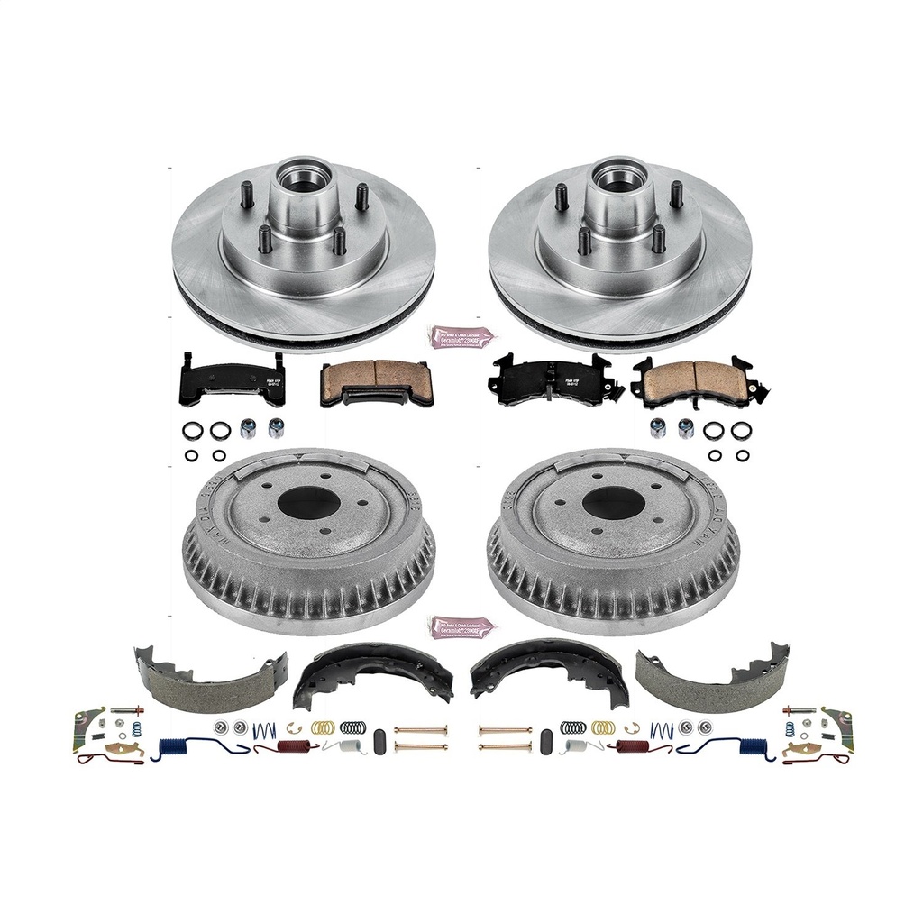 Power Stop KOE15043DK: Autospecialty OE Stock Replacement 1-Click Daily Driver Brake Kit