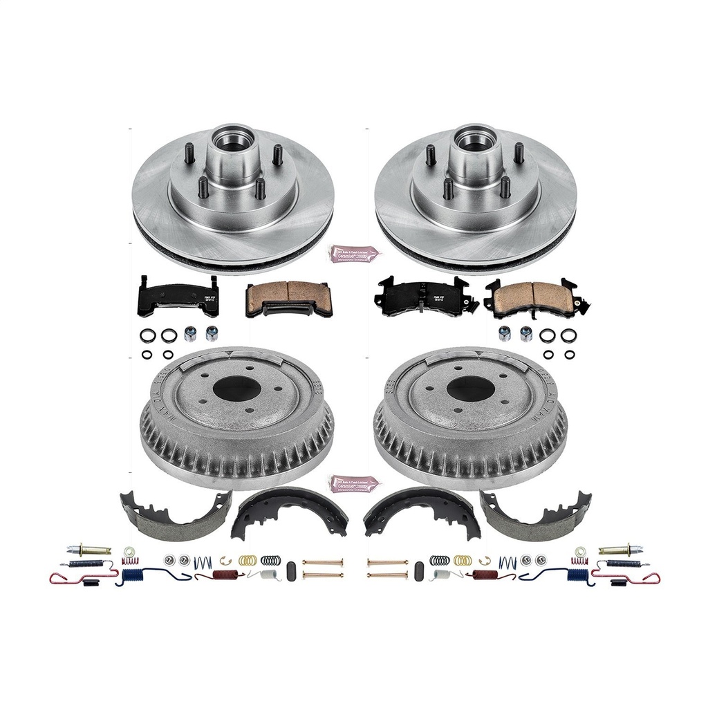 Power Stop KOE15025DK: Autospecialty OE Stock Replacement 1-Click Daily Driver Brake Kit