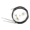 Lokar EC-80FUTB: EC-80FUTB Floor Mount Emergency Brake Cable Kit T-Bird 1987-88 & SSBC Standard Caliper