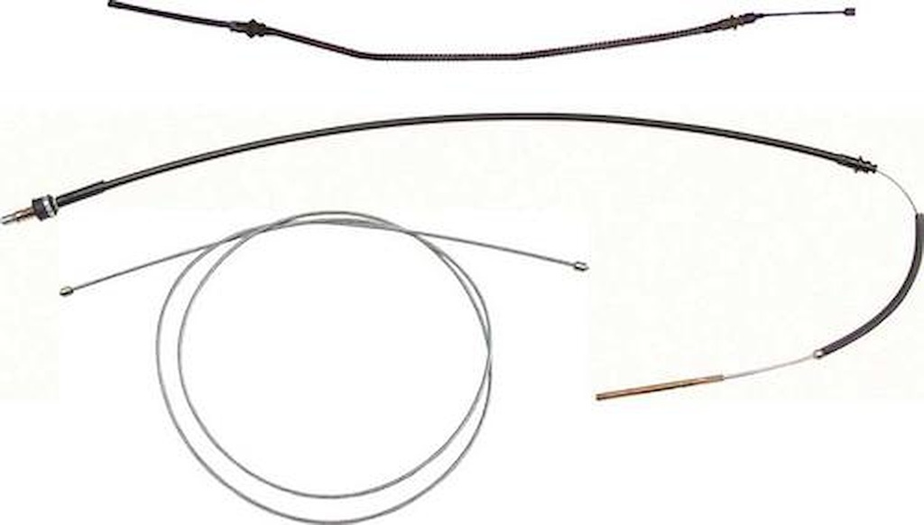 OER R1021: Parking Brake Cable Set for 1967 Gm F-Body Models without Rear Disc Brakes
