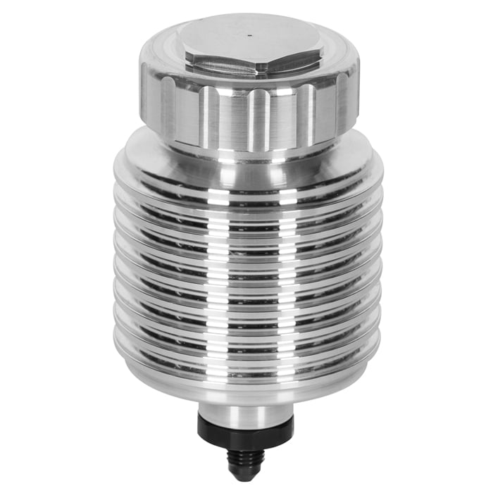 Wilwood 260-16390: Remote-Mount Lightweight Finned Billet Aluminum Brake/Clutch Reservoir for Select Wilwood Master Cylinders [Polished Finish]