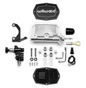 Wilwood 261-15523-P: 261-15523-P Aluminum Tandem Compact Master Cylinder Kit for 1964-1973 Mustang