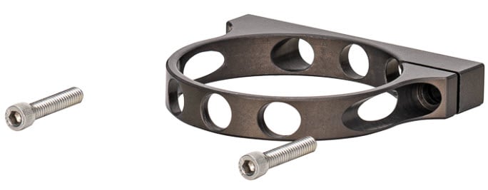 Wilwood 250-16872: Single Billet Aluminum Reservoir Bracket for Billet Brake/Clutch Reservoirs w/2.450 in. Nominal Diameter [Gray Anodized]