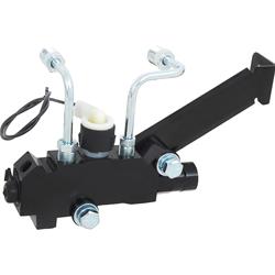 OER PV29200B: PV29200B GM Proportioning Valve & Bracket Kit, Disc/Drum, Left Side Mount, Fits 1/2" & 9/16" Master Cyl Ports, Black