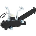 OER PV29200B: PV29200B GM Proportioning Valve & Bracket Kit, Disc/Drum, Left Side Mount, Fits 1/2" & 9/16" Master Cyl Ports, Black