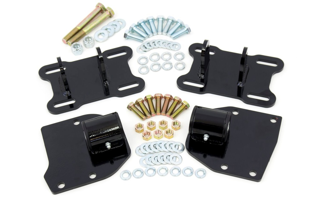 UMI Performance 4008-B: LSX Motor Mounts 1968-1972 GM A-Body, Polyurethane Bushings