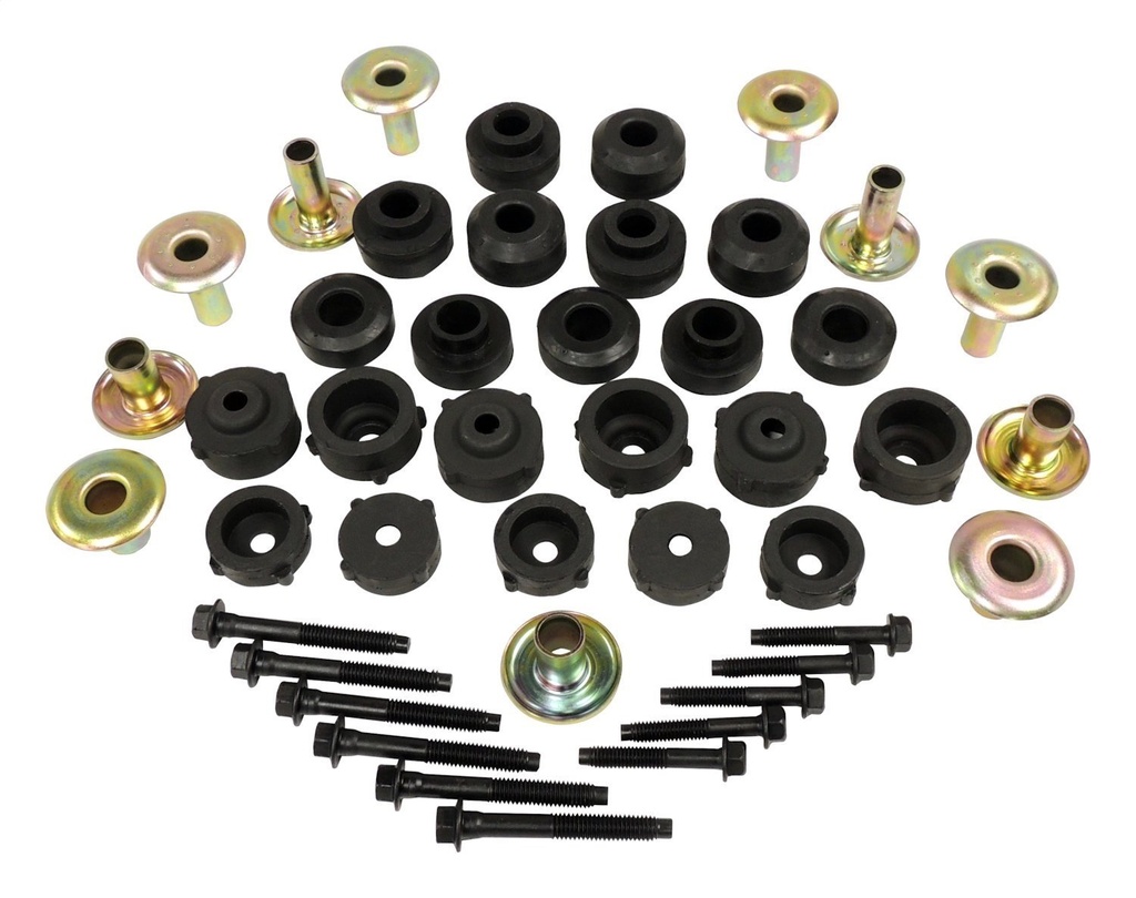 Crown Automotive 55176180MK: 55176180MK Body Mount Master Kit for 1997-2006 Jeep TJ Wrangler