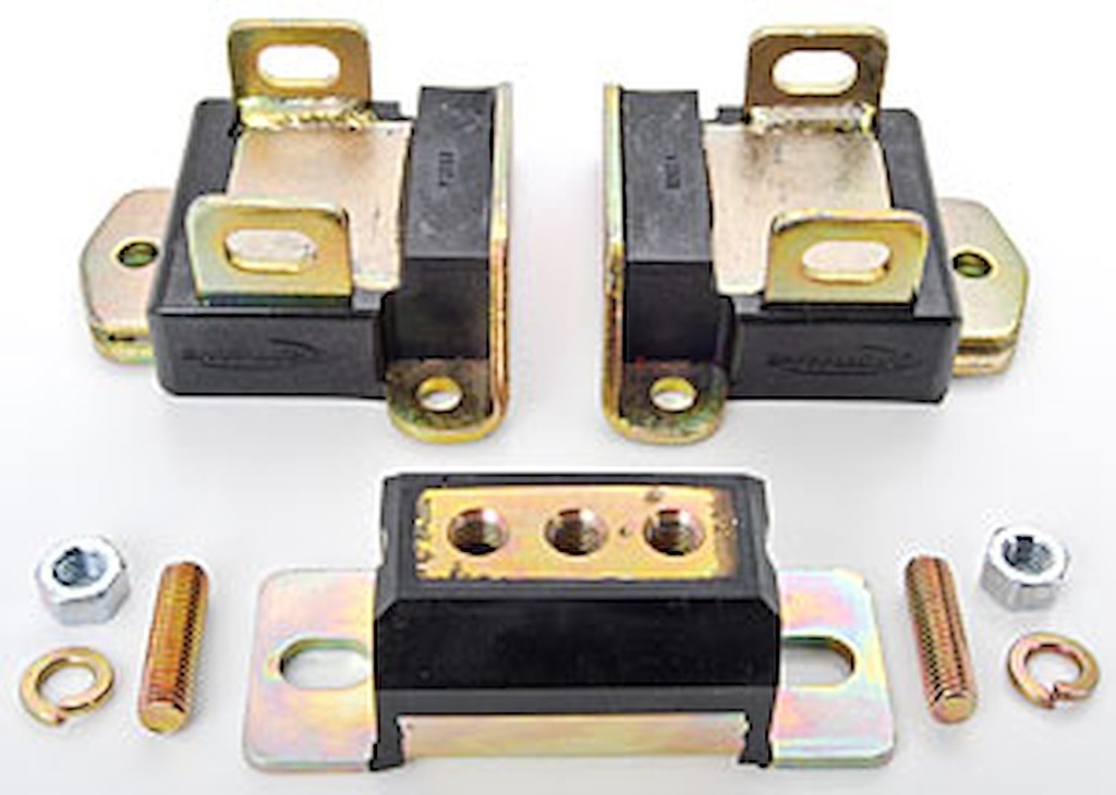 Prothane 7-1901-BL: GM Car and Truck Motor & Transmission Mount Kit Black