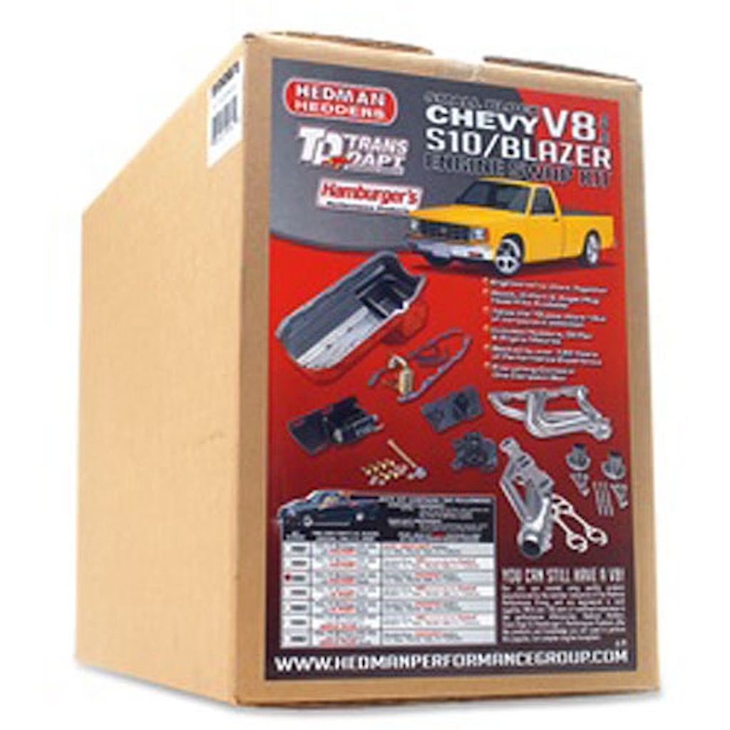 Trans Dapt 44063: S10/V8 Engine Swap Kit for 1982-2004 Chevy S10/Blazer & GMC S15, Jimmy, Sonoma 4WD