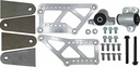 ICT Billet 551028-GZ01: Universal Motor Mount Kit for Ford 7.3L Godzilla Swap [Billet]