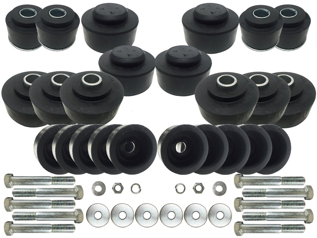 Autopro USA BM1022KIT: BM1022KIT Body Mount Bushing and Hardware Kit for 1968-1972 Chevy Chevelle Coupe/El Camino Coupe, 1968-1972 Oldsmobile Cutlass/4