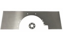 ICT Billet 551810A: Mid-Mount Motor Plate for Small Block Ford 289-351W