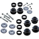 OER T71218: T71218 1988-98 Chevy/GMC C/K GMT400 Series Pickup; Body Mount Set; Fleetside; Standard Cab; 6 Bushings; 26 Total Pieces