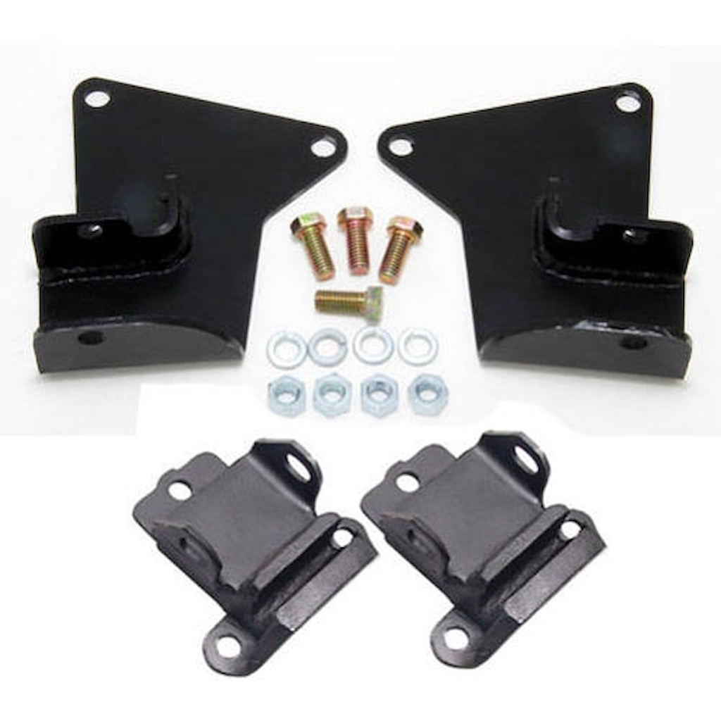 Trans Dapt 9556: Engine Swap Motor Mount Kit Small Block Chevy/Big Block Chevy V8 into 1964-72 GM A-Body Cars