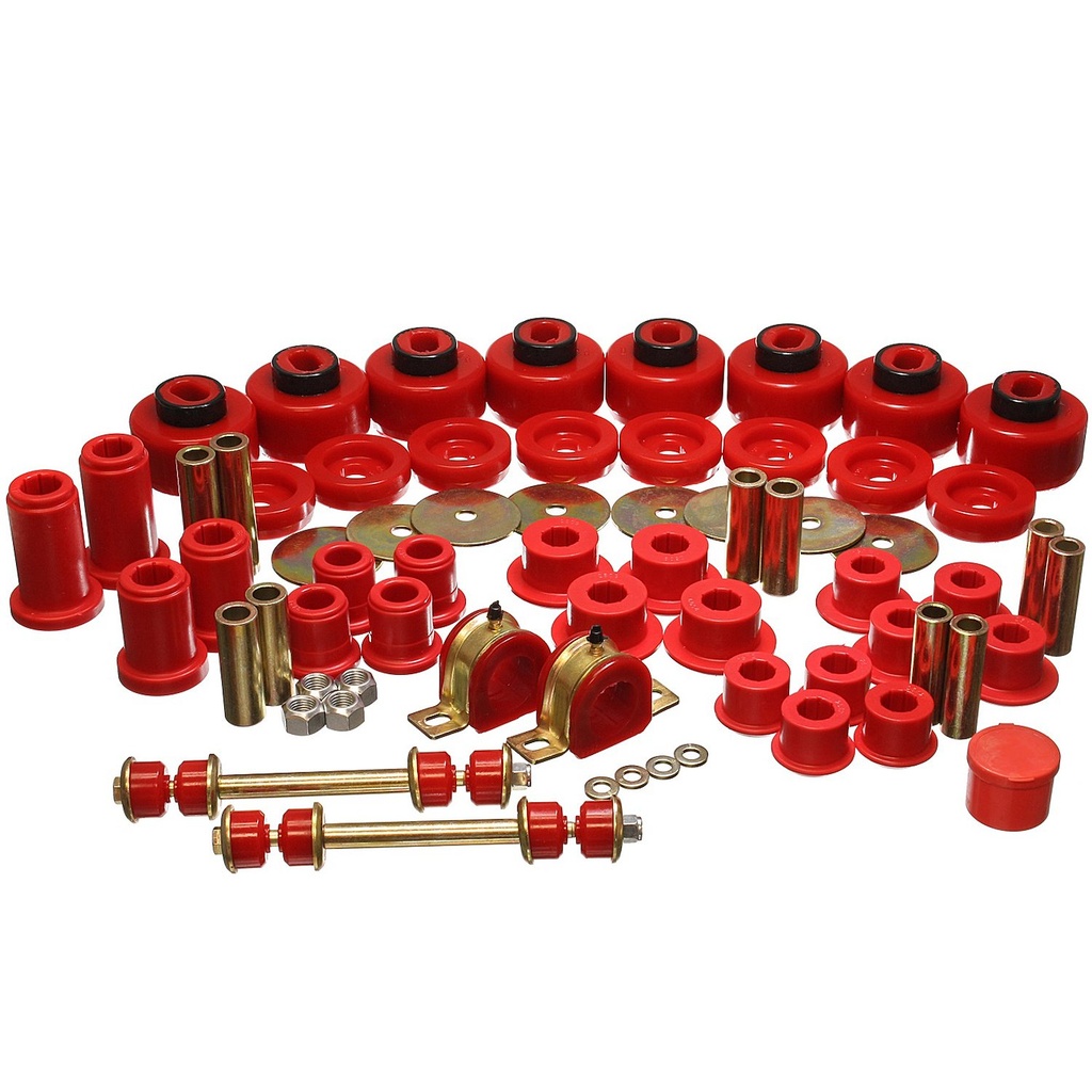 Energy Suspension 3-18128R: Hyper-Flex Bushing Set 2001-06 Chevy Silverado & GMC Sierra 2500 HD