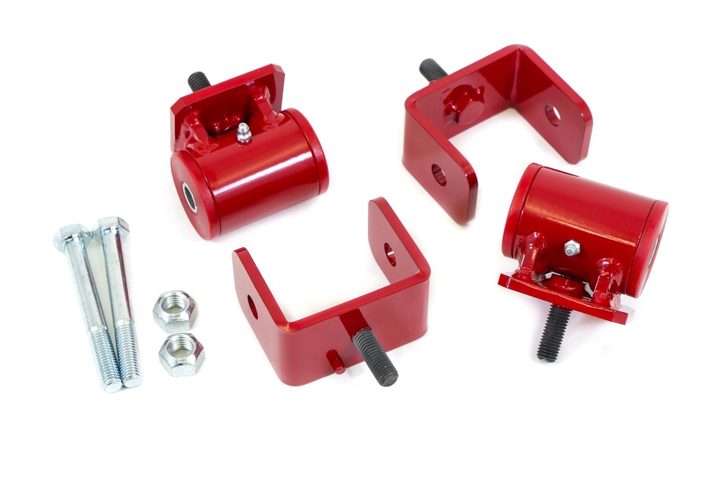 UMI Performance 2600-R: 2600-R Poly Engine Mount for 2004-2007 Cadillac CTS-V [Red]