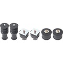 OER T71202: T71202 1973-80 Chevy/GMC K10/K20 Pickup; Body Mount Set; Fleetside; Standard Cab; 4WD; 6 Bushings; 28 Total Pieces