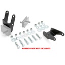 Trans Dapt 4798: Engine Swap Motor Mount Kit Without Pads Mopar B/RB Big Block into 1967-1972 Mopar A-Body Chassis with Small Block V8 K-Member