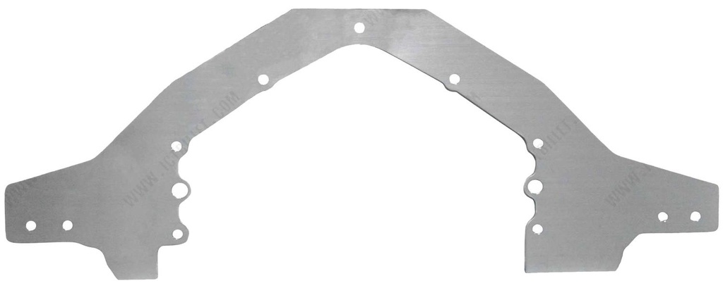 ICT Billet 551817-2S10: Mid Motor Plate for 1994-2004 Chevy S10 w/GM LS Engine
