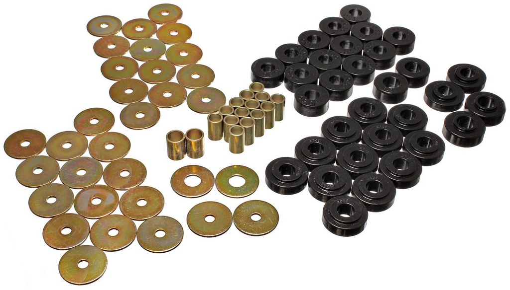 Energy Suspension 3-4112G: Body Mount Bushing Set 1965-1967 Chevy Malibu