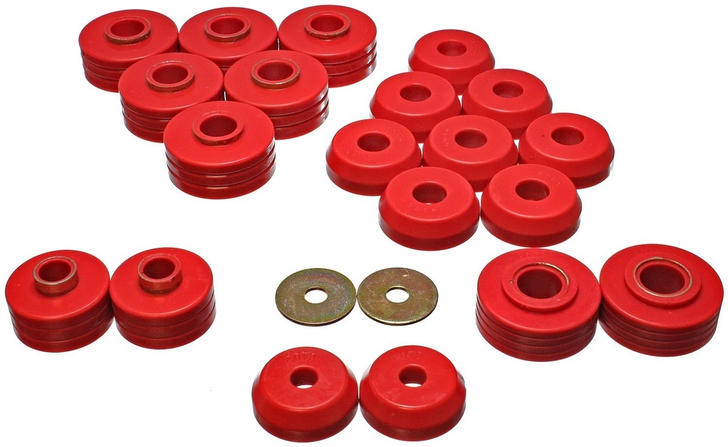 Energy Suspension 4-4109R: Body Mount Bushing Set 1980-1987 Ford Bronco