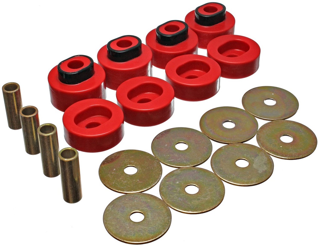 Energy Suspension 5-4111R: Body Mount Bushing Set 1973-1979 Dodge Charger & Plymouth Roadrunner
