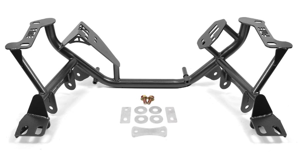 BMR Suspension KM731H: Tubular K-Member - Coil-over/Standard Version for 1979-1995 Ford Mustang [Black]