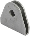Allstar Performance ALL60031: Double Sheer Seat Belt Tab Accepts 1/2" Hardware