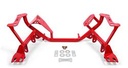 BMR Suspension KM731R: Tubular K-Member - Coil-over/Standard Version for 1979-1995 Ford Mustang [Red]