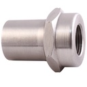 QA1 1845-101: Hex Tube Adapter Natural Steel