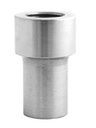 QA1 1844-139: Smooth Tube Adapter Natural Steel