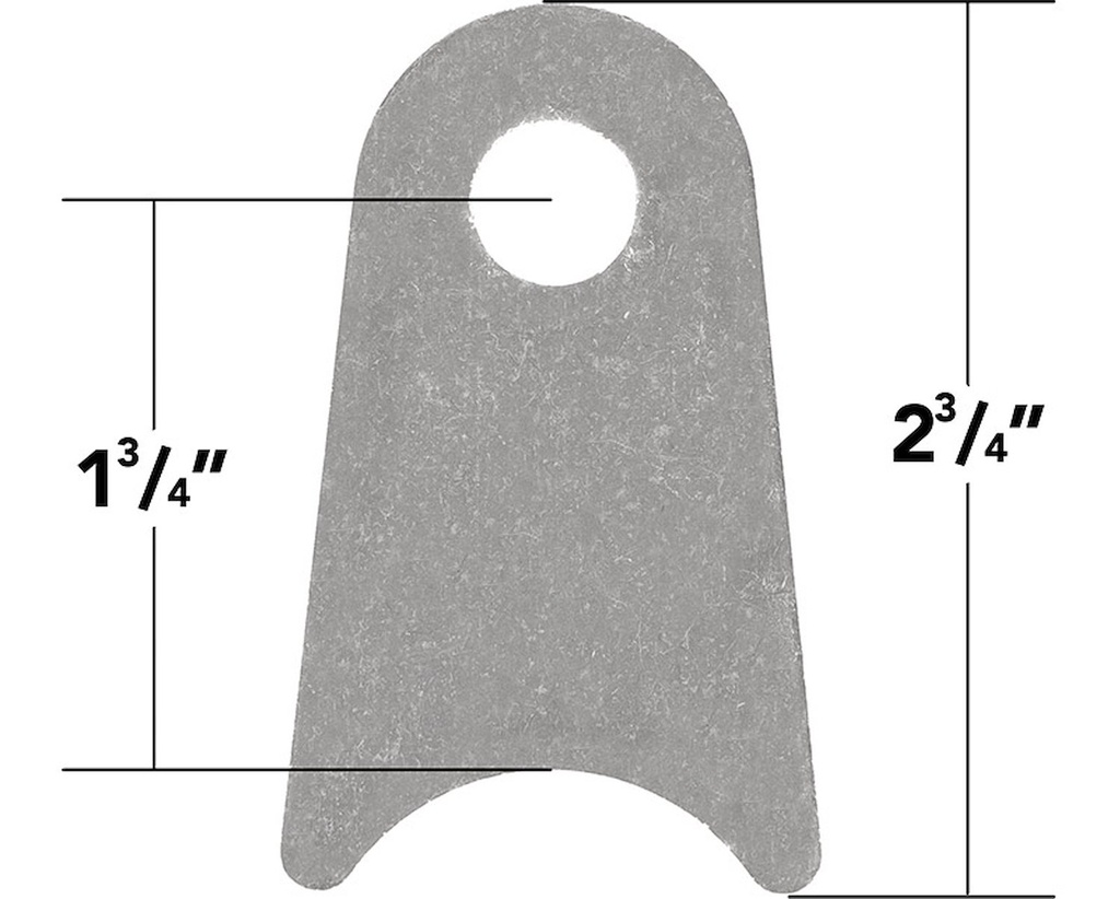 Trail Gear 180194-KIT: Weld On Coped Tabs 1/2" hole