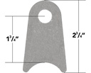 Trail Gear 180194-KIT: Weld On Coped Tabs 1/2" hole