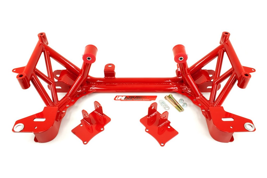 UMI Performance 2324-R: The UMI big block/small block k-member allows the installation of a traditional Chevrolet small bloc