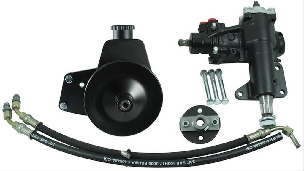 Borgeson 999021: Complete Power Steering Conversion Kit 1968-70 Mustang 289/302/351W
