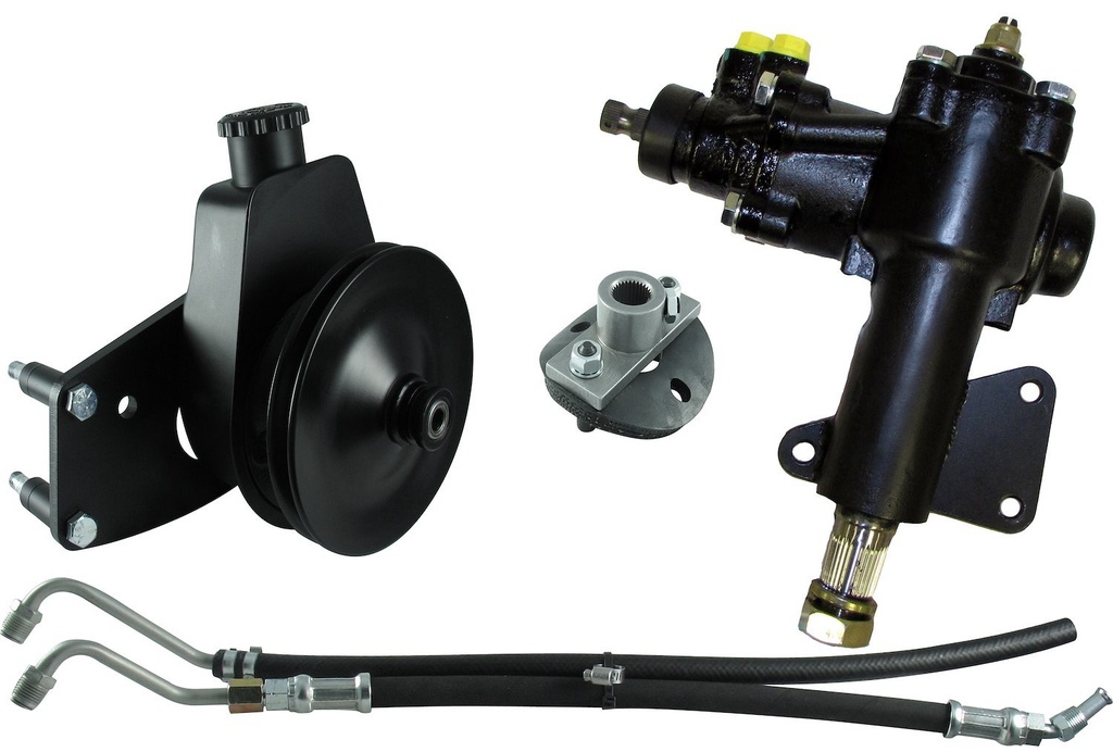 Borgeson 999052: Power Steering Conversion Kit 1967-1977 Ford Mid-Size Cars 289/302/351W V8