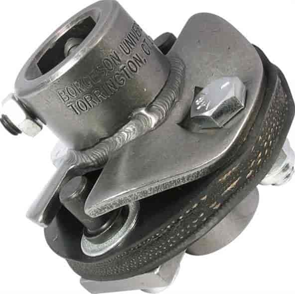 Borgeson 052549: Rubber Coupling/Rag Joint 11/16"-36 Spline x 3/4"-DD